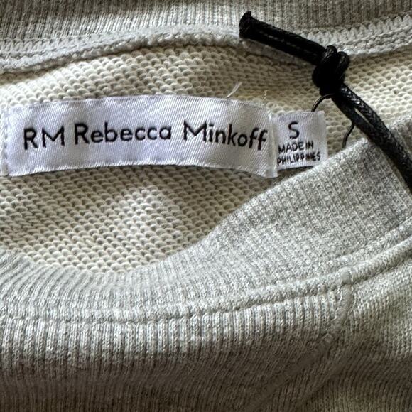NWT Rebecca Minkoff Women’s Eye Graphic Pullover Sweater, Gray, Size Small - Picture 5 of 8